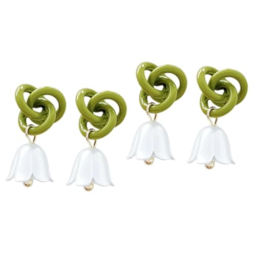Healeved 2 Paare Glockenblumen Ohrringe Damen Ohrhänger Langlebiger Legierung Modisch Vielseitig Frischer Blumenschmuck für Frauen für Alltag und Besondere Anlässe Healeved 2 Paare Glockenblumen Ohrringe Damen Ohrhänger Langlebiger Legierung Modisch Vielseitig Frischer Blumenschmuck für Frauen für Alltag und Besondere Anlässe von Healeved
