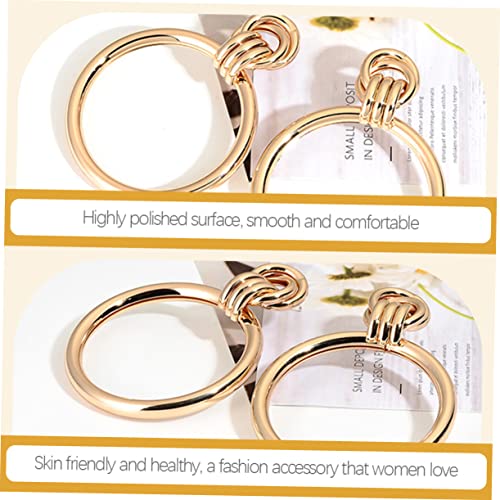 Healeved 2 Paare Statement Creolen Ohrringe aus Metall Extravaganter Damen Ohrhänger in Gold und Silber für Alltag Party und Healeved 2 Paare Statement Creolen Ohrringe aus Metall Extravaganter Damen Ohrhänger in Gold und Silber für Alltag Party und von Healeved