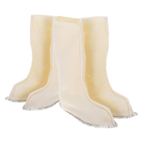 Healeved 2 Paare Warme Dicke Weiche Stiefel einlegesohlen für Herren Thermische Innenfutter für Regen Arbeits Winterstiefel Abnehmbare Bequeme Stiefel fütterung für Langanhaltende Wärme von Healeved