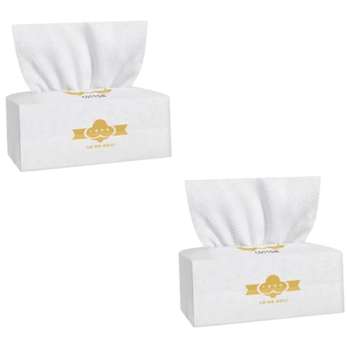 Healeved 2 Packungen à 80 Stück Make-up-baumwolle Entfernen Papierhandtücher Make-up-entferner-tuch Make-up-baumwolltuch Entfernen Anti-speichel-nie-papier Spucke Serviette Weiß von Healeved