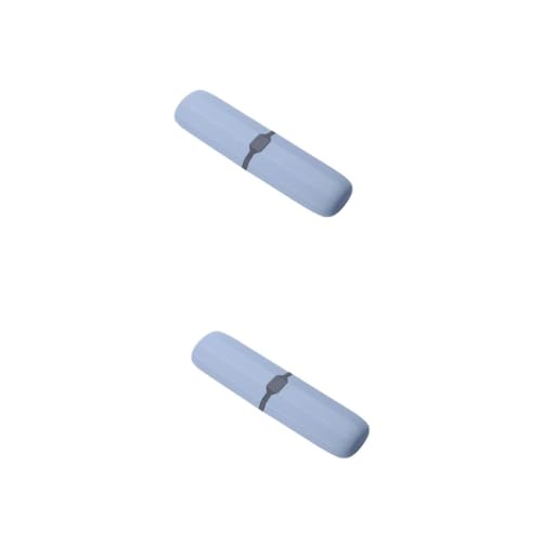 Healeved 2 STK für Zahnbürsten travel Toothbrush case Tragbare Zahnbürstenbox cajas organizadoras Mülleimer-Organizer tragbares Zahnbürstenetui Zahnbürstenrohr von Healeved