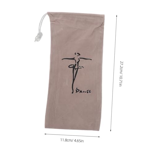 Healeved 2 STÜCK Teiliges Tanzschuhbeutel mit Kordelzug Vielseitige Ballett Latin tanzschuhtaschen für Damen und Staubgeschützte Aufbewahrungstaschen Praktische Schuhorganizer für Reisen von Healeved