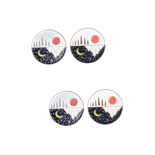 Healeved 2 Sätze Broschen Kreative Anstecker Für Kleidung Accessoires Vielseitige Dekoration Für Taschen Hüte Elegantes Design Für Besondere Anlässe 2 Stück * 2 von Healeved