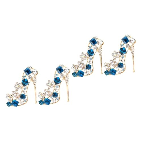 Healeved 2 Sätze Farbige High Heel Abzeichen Broschen Mit Hochhackige Schuhklammern Für Accessoire Für Partys Hochzeiten Besondere Anlässe 2 Stück * 2 von Healeved