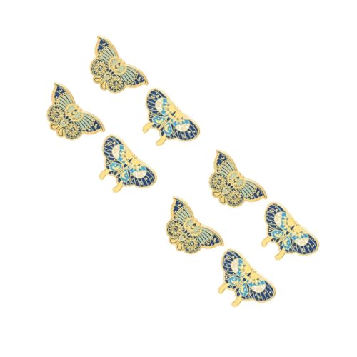 Healeved 2 Sätze Kreative Schmetterlingsbroschen Legierung Abzeichen Und Corsagen Anstecker Für Frauen Vielseitige Dekoration Für Kleidung Taschen Und Hüte 4 Stück * 2 von Healeved