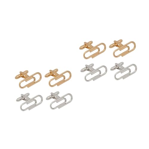 Healeved 2 Sätze Manschettenknöpfe Für Herren Für Hochzeiten Formelle Anlässe Geschäftliche Meetings Vielseitig 2 Paare * 2 von Healeved