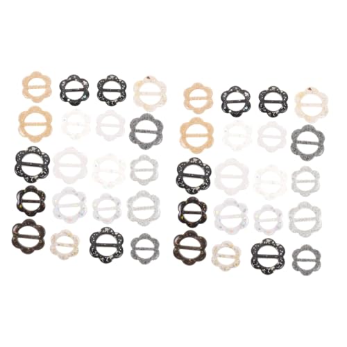 Healeved 2 Sätze Shirt Clips Hochwertigem Harz Dekorative Schalschnallen Für Frauen Einfach Zu Befestigen Für An Freundinnen Ehepartnerinnen Familie 20 Stück * 2 von Healeved