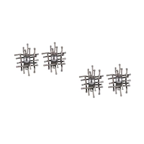 Healeved 2 Sätze Teiliges Geometrische Perlenbrosche Für Damen Stilvolle Schmuckdekoration Für Kleidung Taschen Hüte 2 Stücke * 2 von Healeved