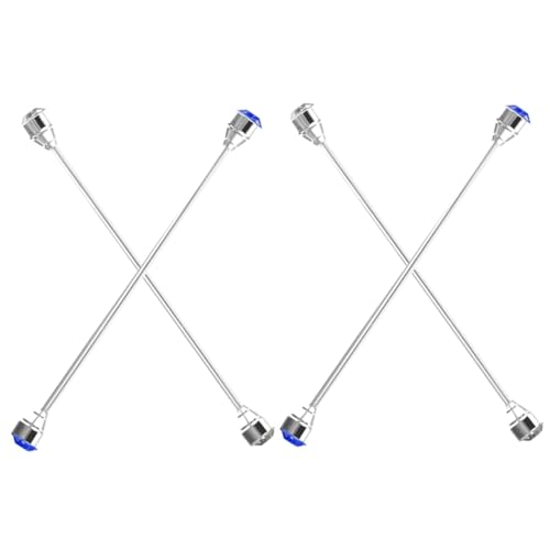 Healeved 2 Sätze Teiliges Krawattennadeln Für Hemdkragen Kragenstifte Für Männer Frauen Für Hochzeiten Partys Festliche Anlässe Langlebig 2 Stück * 2 von Healeved