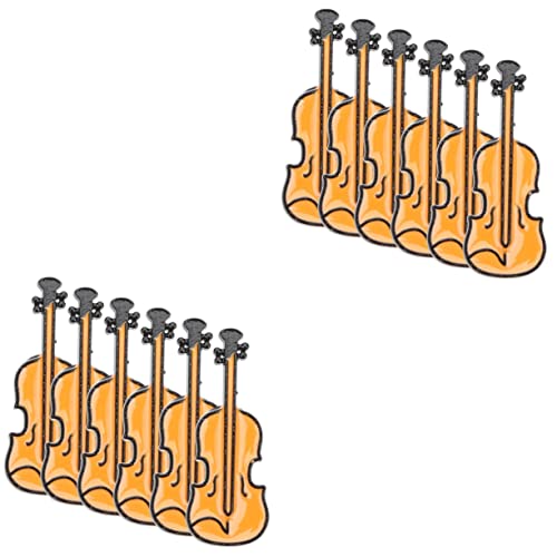 Healeved 2 Sätze Teiliges Musikinstrument Broschen Für Kleidung Anstecknadeln Metall Kreative Violin Designs Als Dekoration Für Frauen Und Männer Für Und Anlässe 6 Stück * 2 von Healeved