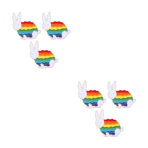 Healeved 2 Sätze Teiliges Regenbogen Tier Brosche Anstecker Für Frauen Lebendige Dekoration Für Kleidung Taschen Und Für Partys Und Alltag 3 Stück * 2 von Healeved