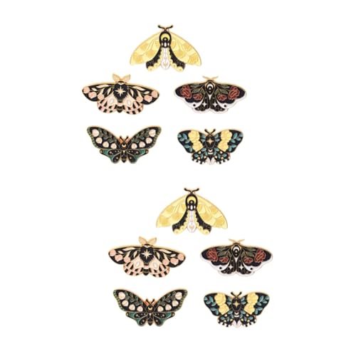 Healeved 2 Sätze Teiliges Set Broschen Emaille Anstecknadeln Für Frauen Retro Schmuck Vielseitige Abzeichen Für Kleidung Rucksäcke Accessoires Für Besondere Anlässe 5 Stück * 2 von Healeved