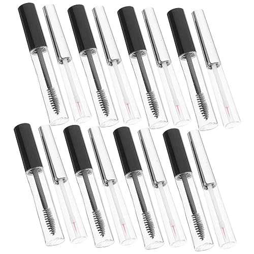 Healeved 2 Sets 10 Ml Make-up-mascara-flaschen-set – Mini-trichter Aus Kunststoff Für Einfaches Auftragen Von Lipgloss Und Eyeliner von Healeved