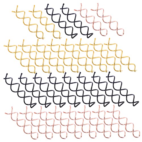 Healeved 2 Sets Spiral-haarspange Gedrehte Haarnadel Spiral-haarnadeln Für Frauen Mädchen Bräute Langlebige Metalllegierung 30 Stück x 2 von Healeved