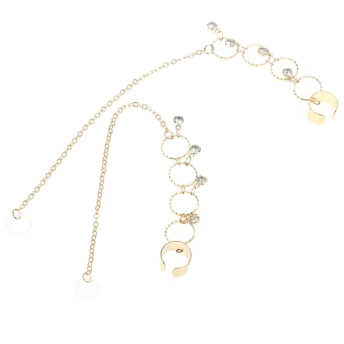 Healeved 2 Stck Metallringe Ohrclip für Kopfhörer Dekorative Ohrklemme mit Stilvolle Ohrclips für Damen Sicherer Halt für und Mehrere Ohrlöcher von Healeved