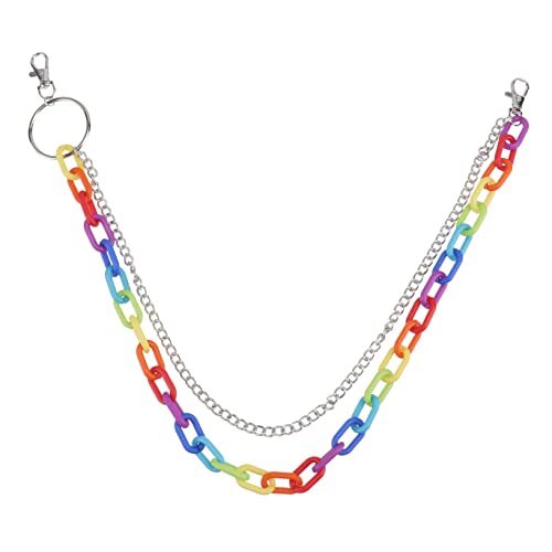 Healeved 2 Stck. Farbige Taillenkette für Frauen Einzigartige Regenbogen Design Hüftkette Modisches Bekleidungsaccessoire für Alltag und Besondere Anlässe von Healeved