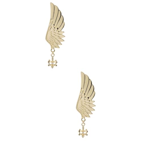 Healeved 2 Stck. Wings Shaped Brosche für Damen Vintage Corsage Anstecknadel mit Funkelnden Strasssteinen Hochzeiten Abendkleider Accessoires von Healeved