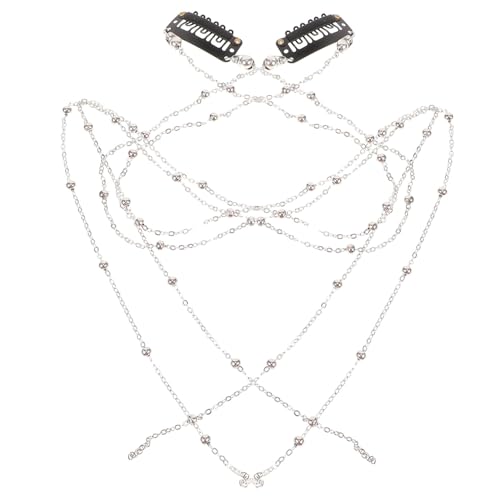 Healeved 2 Stück Haarketten Für Mädchen Zopfschmuck Dekorative Haarschmuck Für Frauen Stilvolle Haarzopf Accessoires Für Besondere Anlässe Für Freizeit Und Partys von Healeved