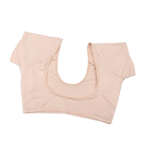 Healeved 2stücke Damen Achselpads Weste Atmungsaktive Kurzärmlige Unterwäsche Mit Schweißschutz Wiederverwendbar Bequeme Passform Für Sommer Spandex Für Aktive Frauen von Healeved