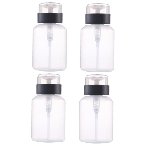 Healeved 2 Stück 2 Stück Teilverpackung Flasche Spender leere Flasche für Make-up-Entferner reiseflaschen travel bottle sprühflasche Nagelgellack Alkohol Flaschen Pumpflaschen mit Schloss von Healeved