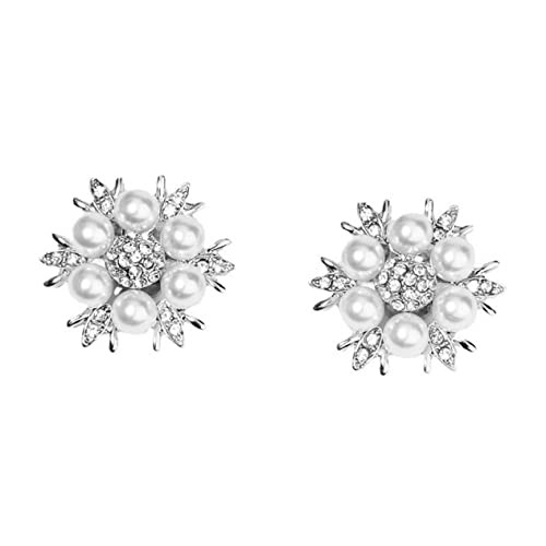 Healeved 2 Stück Abnehmbare Schuhclips mit Design für Braut und Damen Schuhschmuck für Hochzeiten Partys und Tanzveranstaltungen Wiederverwendbar und Leicht zu Installieren von Healeved