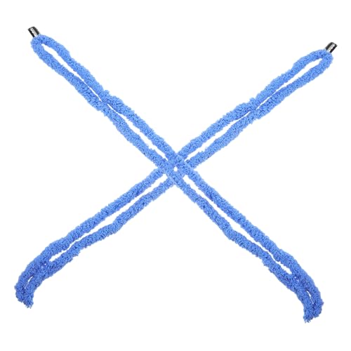 Healeved 2stücke Handgefertigte Chunky Wolle Dreadlock Extensions Mit Clips Blau Trendige Haaraccessoires Für Für Zöpfe Und Hochsteckfrisuren von Healeved