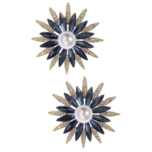 Healeved 2 Stück Brosche Pin für Damen Herren Anstecknadel für Kleidung Schals Jacken Modeschmuck Langlebigem Legierungsmaterial für Besondere Anlässe von Healeved