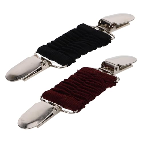 Healeved 2 Stück Damen Kleid Cinch Clips Retro Pullover Clips für Strickjacken Schalclip zur Kleiderfixierung Vielseitig für Alltag und Festliche Anlässe in Schwarz und Weinrot Healeved 2 Stück Damen Kleid Cinch Clips Retro Pullover Clips für Strickjacken Schalclip zur Kleiderfixierung Vielseitig für Alltag und Festliche Anlässe in Schwarz und Weinrot von Healeved