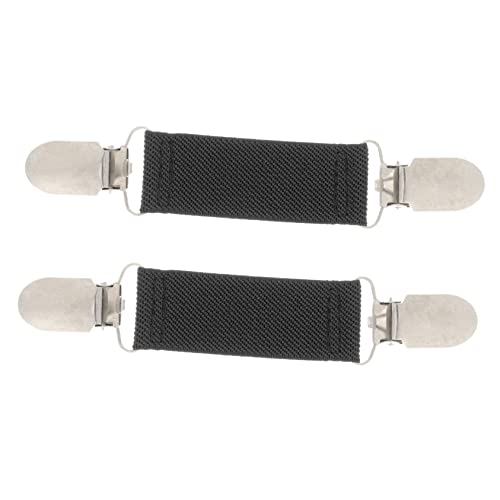 Healeved 2 Stück Elastische Cardigan Clips Multifunktionale Pullover Clips für Reisen Dekorative Schwarz für Partys und Feiern von Healeved