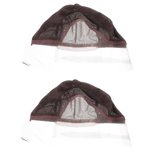 Healeved 2 Stück Elastische Damen-perückennetzkappe Kurze Perücke Für Frauen Kappen Zur Perückenherstellung Verstellbare Haarstyling-werkzeug von Healeved