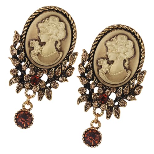 Healeved 2 Stück Elegante Retro brosche Modische Anstecknadeln aus Legiertem mit Strass Vielseitiger Schmuck für Damen Mädchen Geeignet für Kleidung Taschen Schals und Besondere Anlässe von Healeved