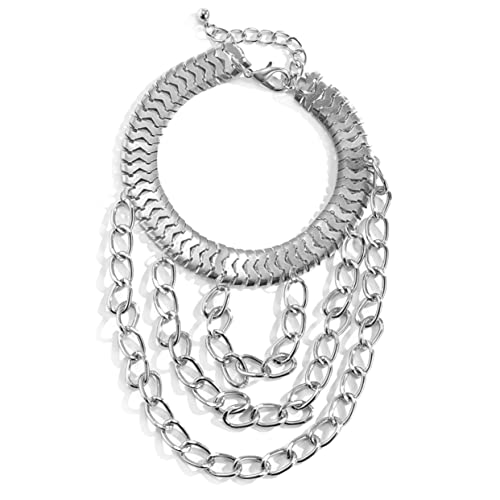 Healeved 2 Stück Fußkettchen Damen High Heel Ketten mit Geometrischem Design Stilvolle Pumps Riemchen Schmuck für Alltag und Besondere Anlässe Elegant und Vielseitig von Healeved