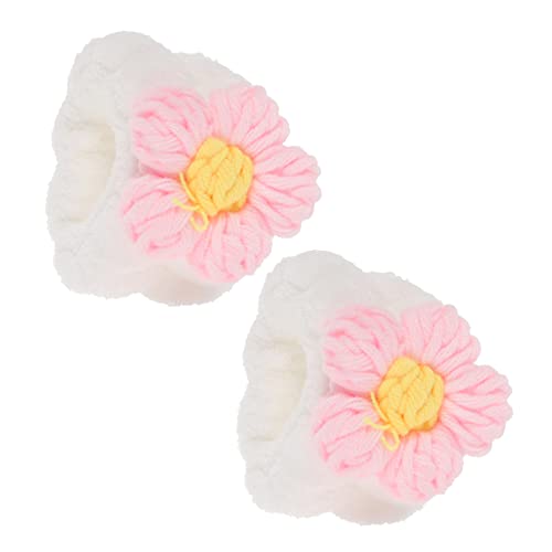 Healeved 2 Stück Gesichtswasch Handgelenk Haarband Kinder Waschlappen Spa Stirnband Armbänder Handgelenk Schweißbänder Handgelenk Handtücher Bänder Handgelenk Bänder Handgelenk von Healeved