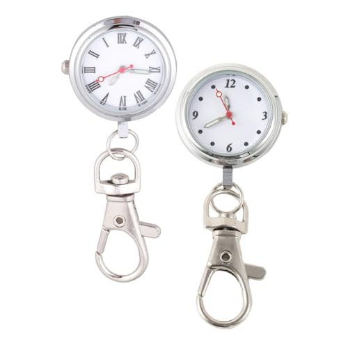 Healeved 2stücke Taschenuhr Schlüsselanhänger Für Männer Und Frauen Krankenschwester Ärzte Kleine Uhr Mit Klaren Ziffern Und Stabilem Material Healeved 2stücke Taschenuhr Schlüsselanhänger Für Männer Und Frauen Krankenschwester Ärzte Kleine Uhr Mit Klaren Ziffern Und Stabilem Material von Healeved