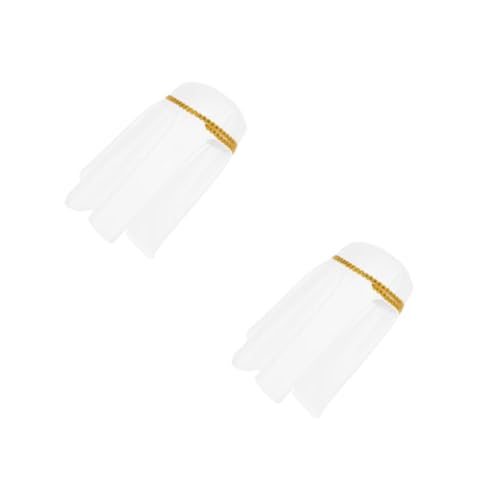Healeved 2 Stück Halloween Arabische Mütze Polyester Unisex Kostümzubehör für Erwachsene Einheitsgröße Bequeme Performance Hut für Halloween Cosplay Maskerade und Partyveranstaltungen von Healeved