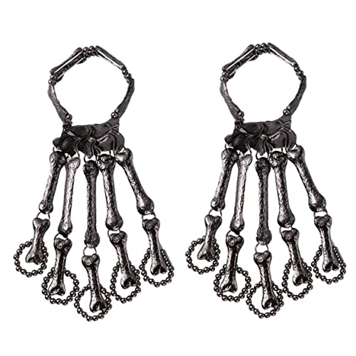 Healeved 2stücke Skelett Armband Aus Legierung Für Halloween Mode Schmuck Halloween Dekor Accessoires Geburtstag Muttertag Weihnachten Party Requisite Fotos Mit Freunden von Healeved