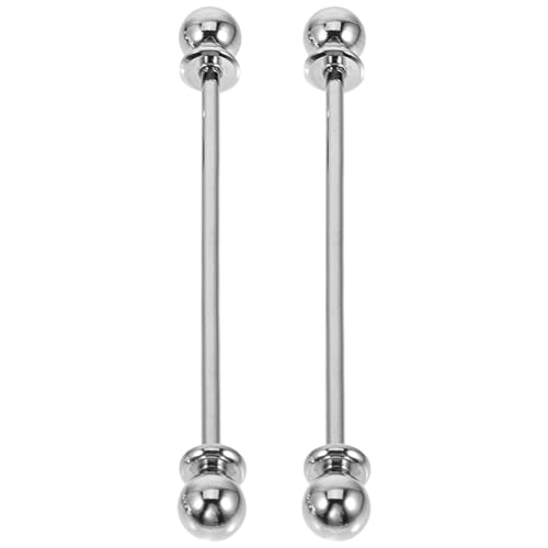 Healeved 2 Stück Herren Kragenstifte aus Robustem Metall Kragenstäbchen für Hemdkragen Anzug Accessoires für Formelle Anlässe Leicht und Kompakt für Hochzeiten und Business-outfits von Healeved