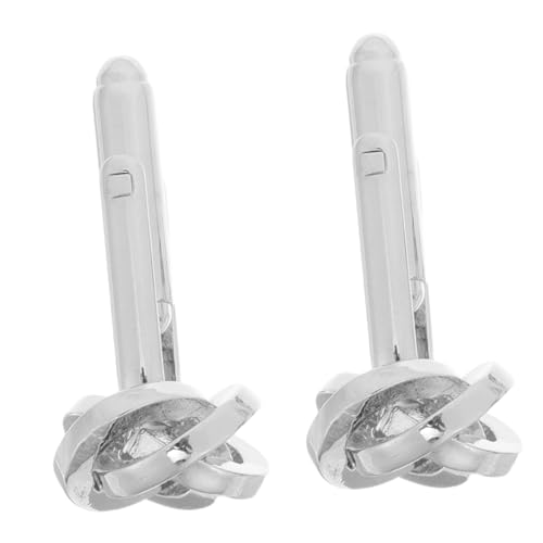 Healeved 2stücke Manschettenknöpfe Aus Kupfer Für Herren Mit Gedrehtem Knoten Für Smokinghemden Hochzeiten Und Geschäftskleidung Formelles Hemdzubehör von Healeved