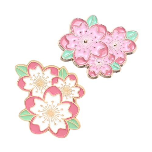 Healeved 2 Stück Japanische Kirschblüten Brosche Leichte Anstecknadeln mit Sicherem Verschluss Blumenpins im Japanischen Stil für Cardigan Hemdkragen und Alltag Modisches Damen Accessoire Healeved 2 Stück Japanische Kirschblüten Brosche Leichte Anstecknadeln mit Sicherem Verschluss Blumenpins im Japanischen Stil für Cardigan Hemdkragen und Alltag Modisches Damen Accessoire von Healeved