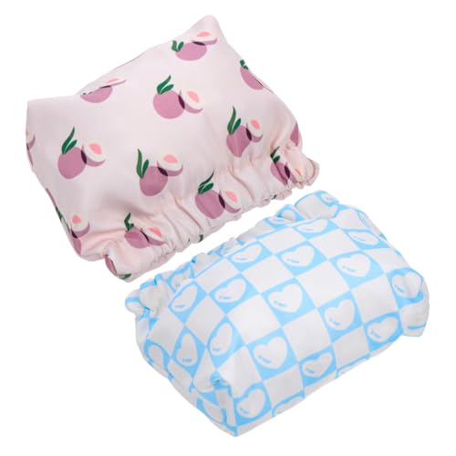 Healeved 2 Stück Kleine Kosmetiktasche mit Lippenstift Organizer Leicht Modisch Bedruckt Multifunktional für Reise Alltag Party als Geschenk für Damen von Healeved