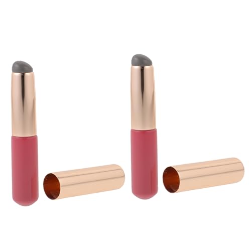 Healeved 2 Stück Lippenpinsel Lippenapplikator Für Lippenstift Damen Make Up Werkzeuge Lippen Make Up Lippenstift Pinsel Lippenapplikator Für Lipgloss Silikon Lippenstift Make Up von Healeved