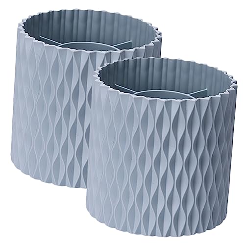 Healeved 2 Stück Make Up Pinsel Eimer Stifthalter Kosmetikpinselhalter Schreibtisch Stifte Organizer Große Kapazität Stifthalter Schreibtisch Pinselhalter Drehbarer Pinsel Eimer von Healeved