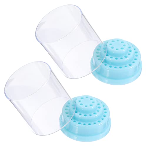 Healeved 2 Stück Nail Art Nägel Schleifen Aufbewahrungsbox 48 Loch Polierer Schleifen Organizer Robustes Material Für Nagelstudio Healeved 2 Stück Nail Art Nägel Schleifen Aufbewahrungsbox 48 Loch Polierer Schleifen Organizer Robustes Material Für Nagelstudio von Healeved
