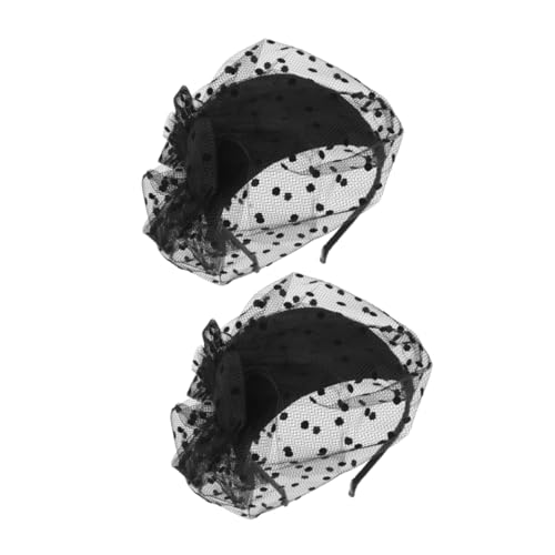 Healeved 2 Stück Partyhüte Für Damen High Tea Hüte Für Damen Kirchenhüte Für Stirnband Halloween Kopfbedeckung Für Fascinator Hüte Für Kunststoff Schwarz Healeved 2 Stück Partyhüte Für Damen High Tea Hüte Für Damen Kirchenhüte Für Stirnband Halloween Kopfbedeckung Für Fascinator Hüte Für Kunststoff Schwarz von Healeved