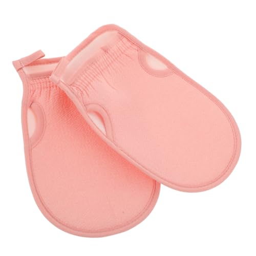 Healeved 2 Stück Peelinghandschuhe Für Herren Haushaltsreinigungshandschuhe Badehandschuhe Mit Duschtuch Universal-peelinghandschuh von Healeved