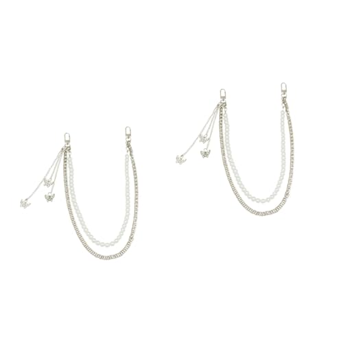 Healeved 2 Stück Perlen Taillenkette Hosenkette Charms Taillenketten Für Damen Modischer Damengürtel e Gürtel Perlen Körperschmuck Körperkette gürtel von Healeved