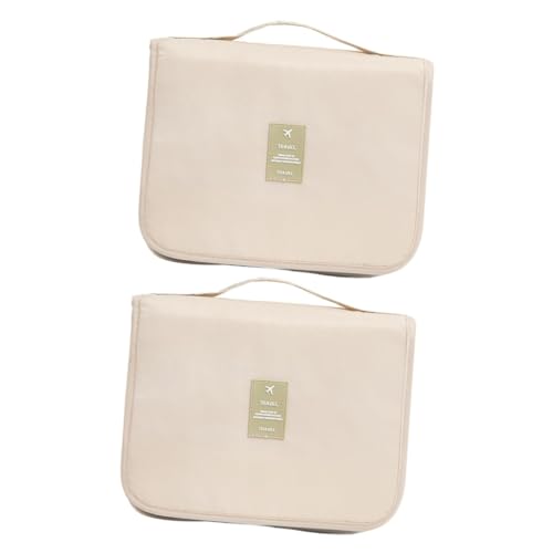 Healeved 2 Stück Reise Kosmetiktasche Reisezubehör Aufbewahrungstasche Hängende Make Up Tasche Faltbare Make Up Tasche Mehrzweck Make Up Tasche Reise Organizer Faltbare Make Up von Healeved