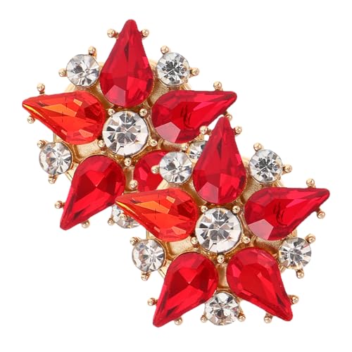 Healeved 2 Stück Stern Knopfabdeckungen Dekorative Vintage Hemdknöpfe Langlebig Verblassungsfest Passend für Herren Damen Business und Freizeitmode von Healeved