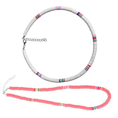 Healeved 2stücke Sommer Halskette Strand Halskette Urlaub Für Frauen Mädchen Als Verstellbar Filigranes Design Vielseitig Kombinierbar Für Jeden Anlass von Healeved