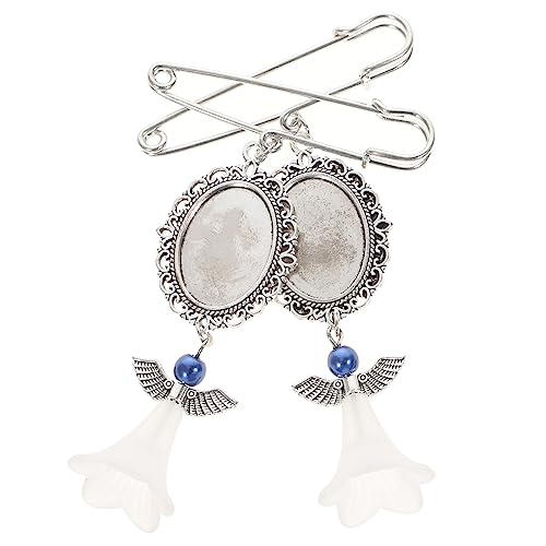 Healeved 2 Stück Teiliges Hochzeitsstrauß Foto Charms Gedenk Anhänger mit Rahmen für Persönliche Erinnerungen Diy Anhänger für Brautstrauß Romantisch Gestalten von Healeved